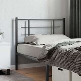  Kovinsko posteljno vzglavje črno 107 cm, (21142413) Cene