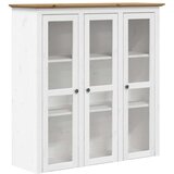 vidaXL Visoka komoda BODO bijelo-smeđa 115 5x43x200 5 cm od borovine | shoptok.hr