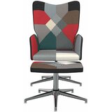  Stolica za opuštanje s osloncem za noge patchwork od tkanine | shoptok.hr