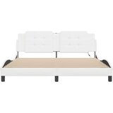  Okvir kreveta s LED-om bez madraca Zadar bijeli 180x200 cm | shoptok.hr