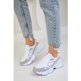 Soho White-Lilac-C Women's Sneakers 17226 Cene