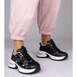 Gemre Black sports sneakers with thick soles Asetrina | shoptok.hr