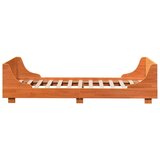vidaXL Okvir kreveta bez madraca voštano smeđi 100x200 cm od borovine | shoptok.hr