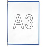 TARIFOLD Prozorna tablica, DE 10 kosov, za DIN A3, modra Cene