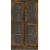  Vitrina boja dimljenog hrasta 82,5 x 30,5 x 185,5 cm drvena | shoptok.hr