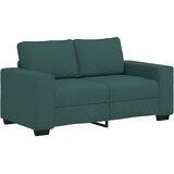  Dvodijelni set sofa s jastucima, tamnozelena tkanina | shoptok.hr