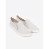 GOODIN Light grey slip-on sneakers with elastic inserts | shoptok.hr