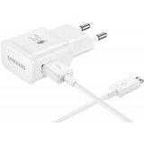 Samsung hišni polnilec 220v adapter ep-ta20 z usb data kablom galaxy s6 - bel Cene
