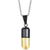 IZMAEL Ogrlica PI-22812 - Crna / Zlatna | shoptok.hr