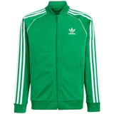 Adidas Prehodna jakna 'Adicolor Sst' travnato zelena / bela