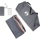 vidaXL Vodoodporna tarp Siva in oranžna 350 x 240 cm | Shoptok.si