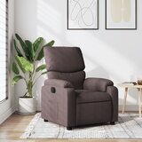Maison Chic Naslanjač - Relax naslanjač temno rjavo blago, (22040226) | Shoptok.si