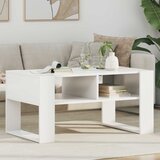  Kava Stol s pohranom Bijelo 92 x 53 x 45 cm Konstruirano drvo | shoptok.hr