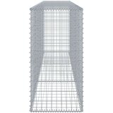 vidaXL Gabionska košara s pokrovom 300x50x100 cm pocinkano železo | Shoptok.si