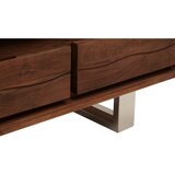 Premier Housewares TV omarica iz masivne akacije v temni naravni barvi 140x52x50 cm Simla – | Shoptok.si
