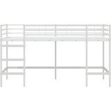  Okvir Krevet za Dječji Loft Bijelo 79,5 x 200 cm Čelik | shoptok.hr
