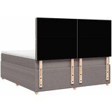  Krevet s oprugama i madracem smeđesivi 180x200 cm tkanina | shoptok.hr