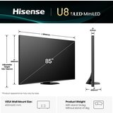 Hisense 85U8Q 85" 4K UHD ULED Smart TV | shoptok.hr