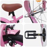  Otroško Kolo 14 Palcev za 3-5 let Svetlo roza - - roza - 1,1 - 104 x 51 x 73 cm - 2025- | Shoptok.si