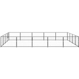  Kavez za pse crni 20 m² čelični | shoptok.hr
