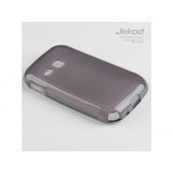 Jekod silikonski ovitek Samsung Galaxy Young 6310 transparent črn TPU/TB + Zaščitna folija | Shoptok.si