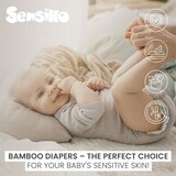 Sensillo Bambus pelena 3 kom slon siva 70x80 | shoptok.hr