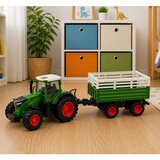  Remote Controlled RC Agricultural Tractor with Tipper Trailer and Lights 1:24 | Shoptok.si