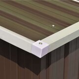  Vrtna lopa 257x489x181 cm kovinska rjava, (20958836) | Shoptok.si