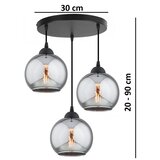  Brilagi - Visilica na sajli 3xE27/60W/230V crna/dimljena siva | Eponuda.com