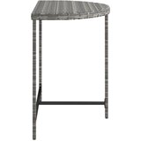  Vrtni stol sivi 80 x 50 x 75 cm od poliratana | shoptok.hr