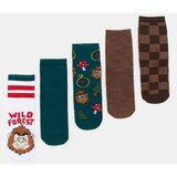 Sinsay Duge čarape s motivom šume 5 pack | shoptok.hr