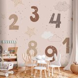  Foto tapeta - Numbers Among Snowflakes 400x280 Vodootporna | shoptok.hr