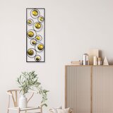 Wallity Zidna dekoracija Metal Art Life, 90x32x5 cm, Šarena Cene
