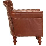  Fotelj rjavo pravo kozje usnje | Shoptok.si