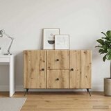  Kreveta Hrast artisan 89 x 34,5 x 60 cm Konstruirano drvo | shoptok.hr