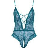 Cottelli čipkasto otvoreno tijelo s čipkom (zeleno) - XL | shoptok.hr