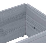  Okviri za palete 2 kom sivi 150x50 cm od masivne borovine | shoptok.hr
