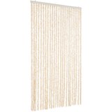 Furnova Zavesa proti mrčesu bež in bela 100x200 cm šenilja, (21917629) | Shoptok.si