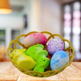  Easter Decorations In Basket Bunnies Eggs Carrot 6pcs | shoptok.hr