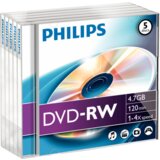 Philips 1x5 DVD-RW 4,7GB 4x JC Cijene