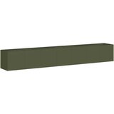 vidaXL Sadilnik olivno zelena 280x40x40 cm Hladno valjano jeklo, (21746817) | Shoptok.si