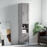 vidaXL Visoka komoda siva sonome 34 5x34x180 cm od konstruiranog drva | shoptok.hr