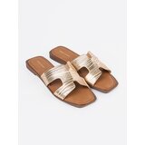 Sergio Leone Gold flip-flops with a square toe | Eponuda.ba