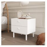 Hanah home Noćni ormarić bijeli Slike