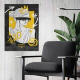 Wallity CAM3753 - 70100 multicolor decorative tempered glass painting