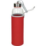  Za vodu staklena Wave Color 600ml crvena | shoptok.hr