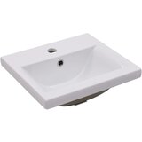 Maison Chic Vgradni Umivalnik - Kopalna umivalnik - Lavabo 42x39x18 cm keramičen bel, (21684532) Cene
