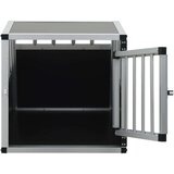 vidaXL Pasji boks z enojnimi vrati 54x69x50 cm, (20851168) | Shoptok.si