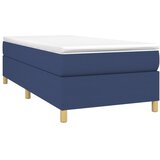  Okvir za krevet s oprugom plava 90x190cm od tkanine | shoptok.hr