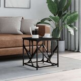 Stolić za kavu crni 45 x 45 x 47 5 cm od konstruiranog drva Cijene